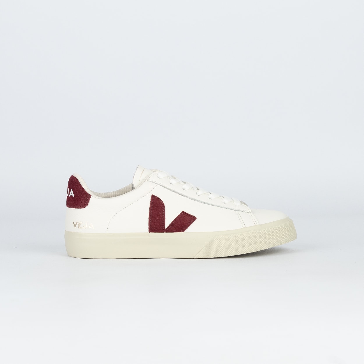 Tênis Veja Campo Leather White Grenat CP0522144