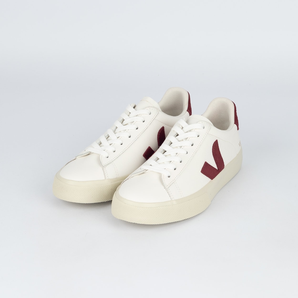 Tênis Veja Campo Leather White Grenat CP0522144