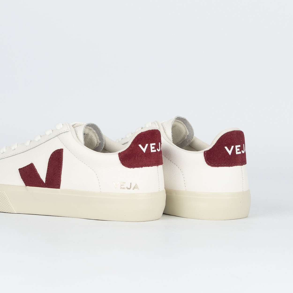 Tênis Veja Campo Leather White Grenat CP0522144