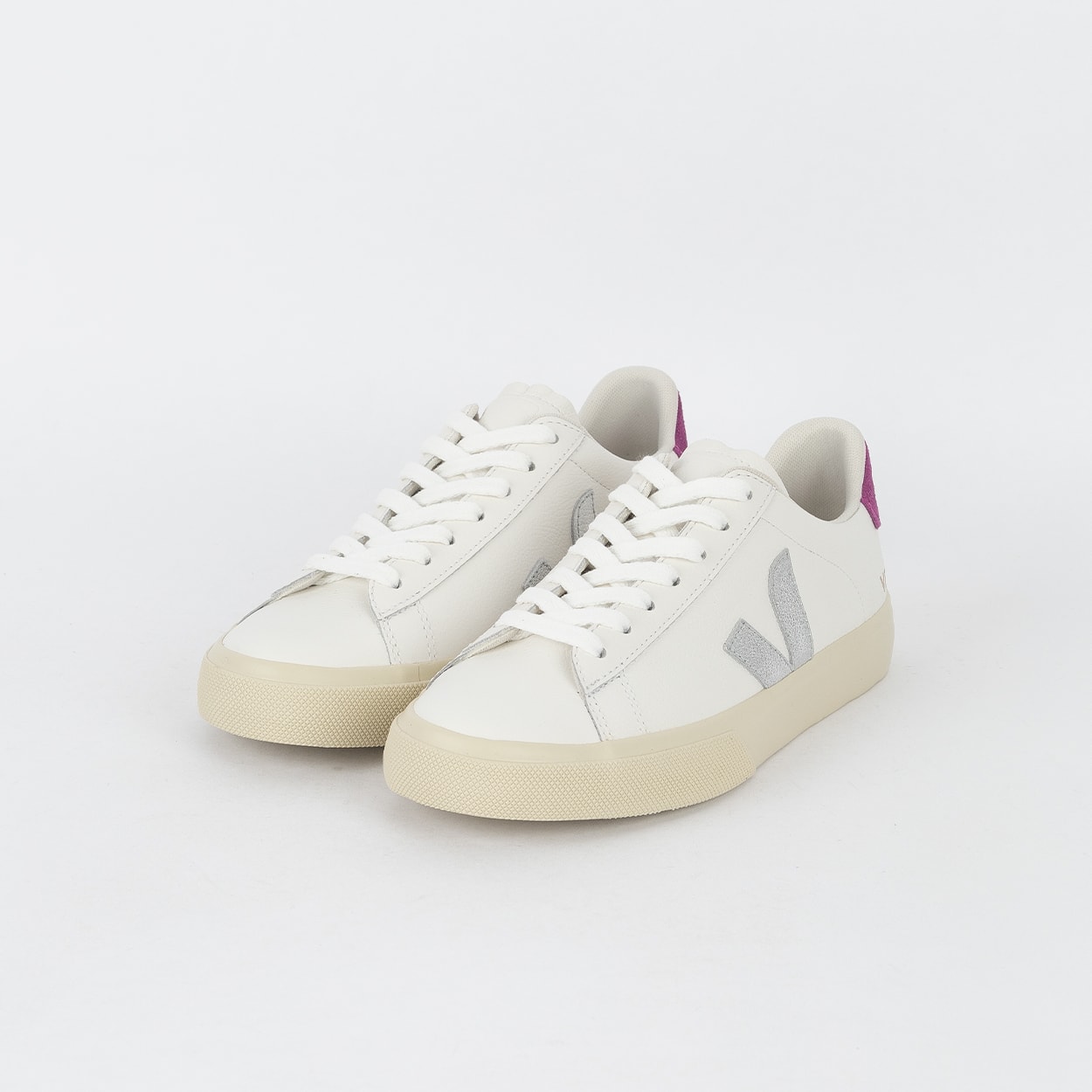 Tênis Veja Campo Leather White Silver Ultraviolet CP0520788