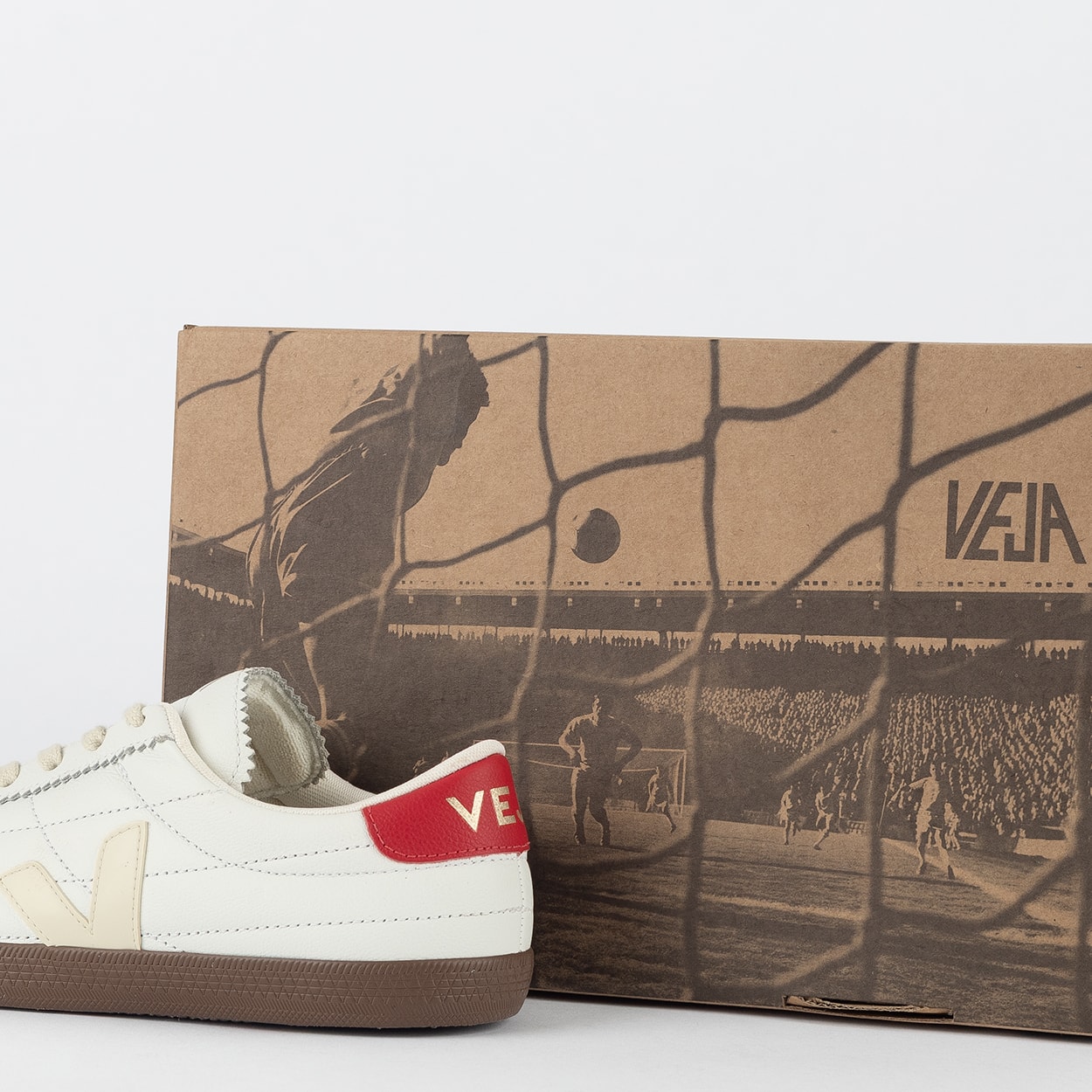 Tênis Veja Panenka O.T. Leather White Pierre Pekin Bark FU2020708