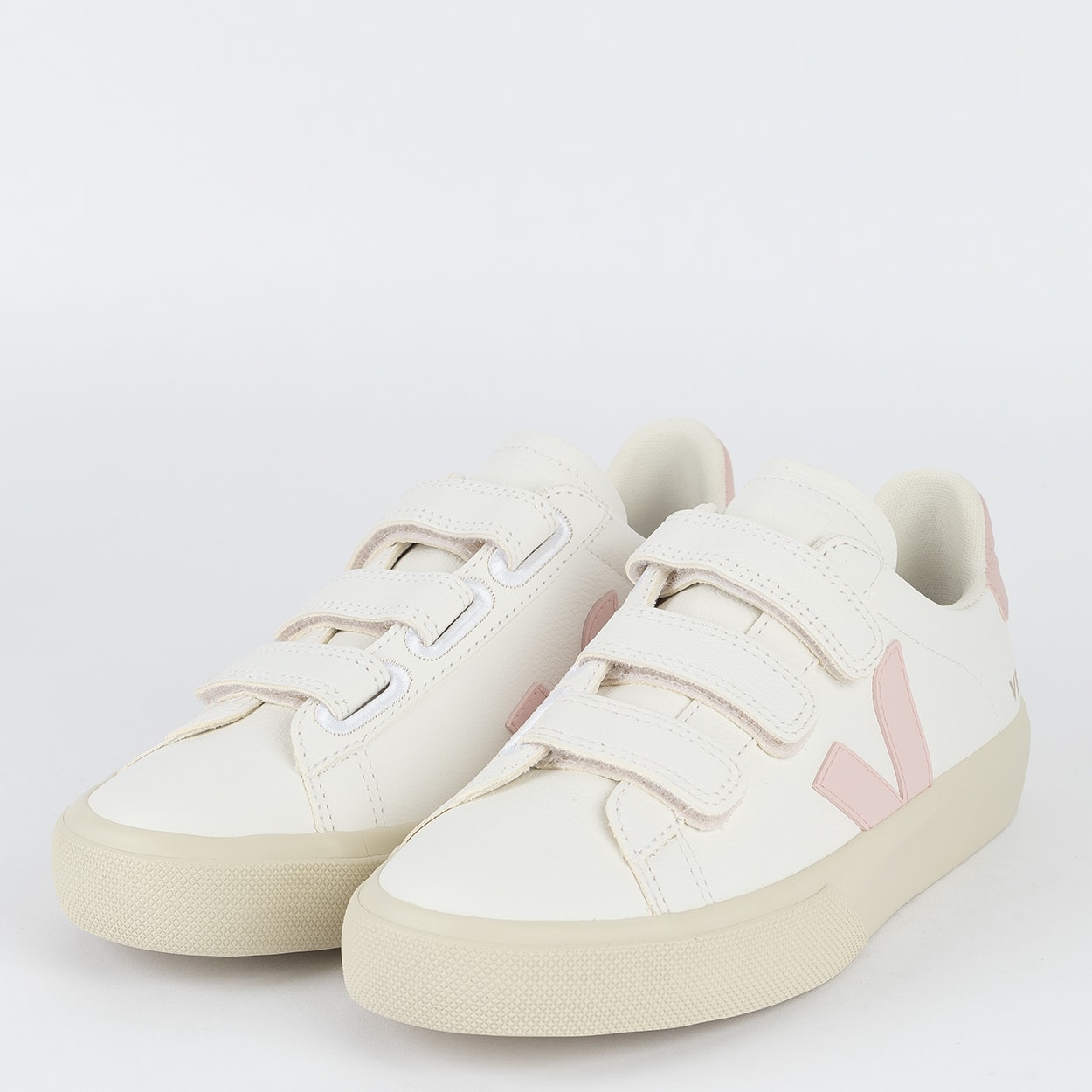Tênis Veja Recife Logo Chromefree Leather Extra White Petale