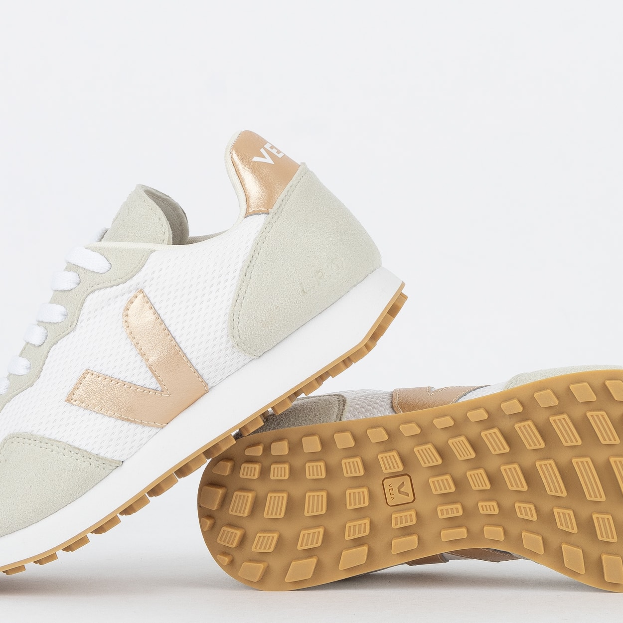 Saudade② REWIND × 02 DESIGN LABORATORY Tênis Veja SDU REC Alveomesh White Platine RR1803156