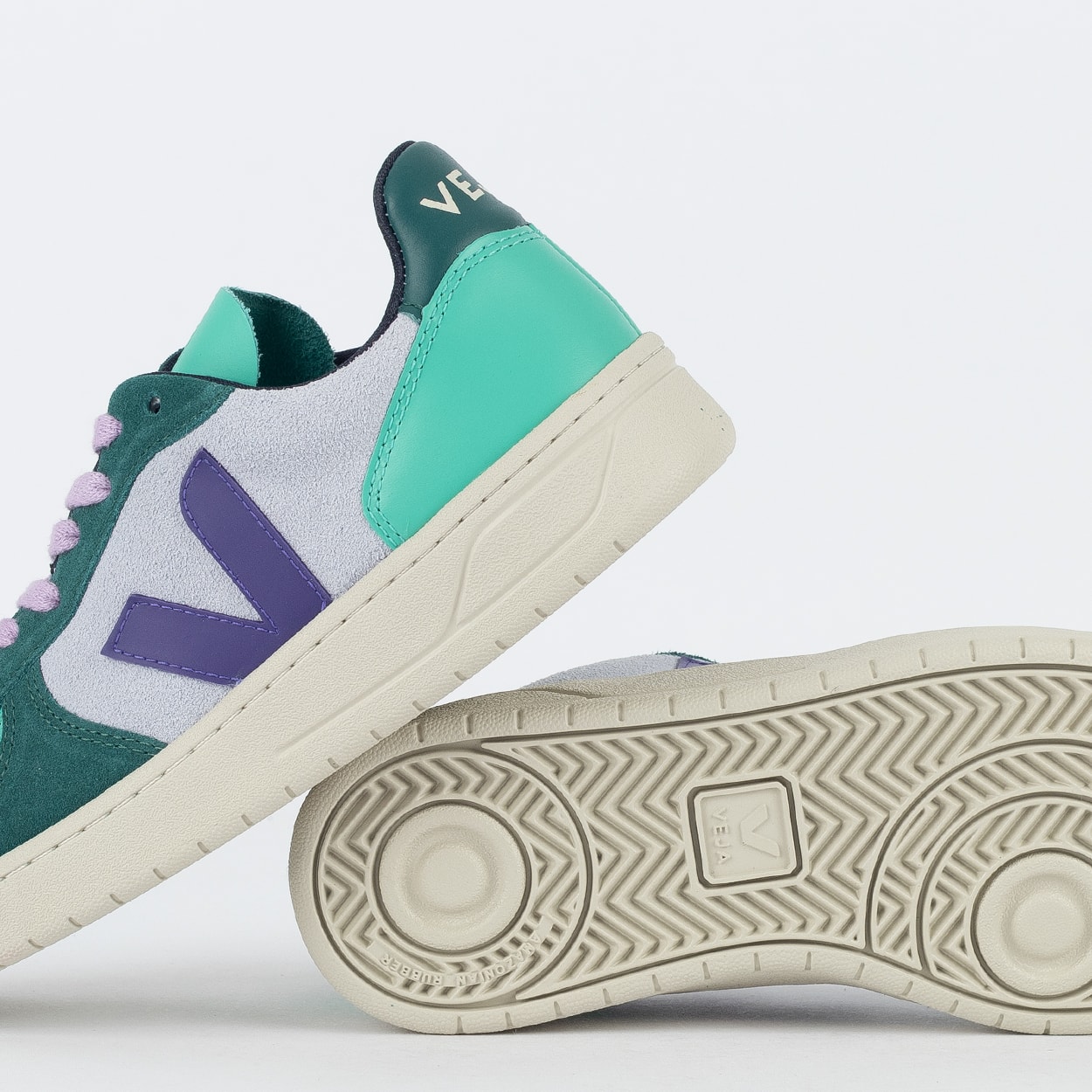 Tênis Veja V-10 Suede Multico Swan Purple Pierre VX0303670