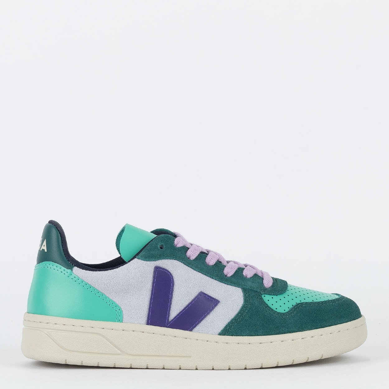 Tênis Veja V-10 Suede Multico Swan Purple Pierre VX0303670