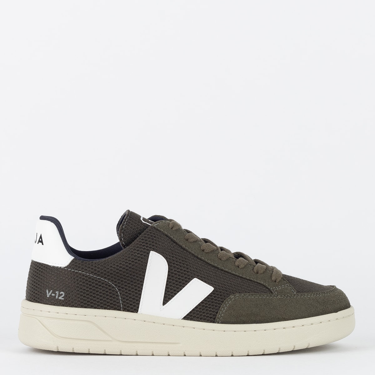 Tênis Veja V-12 B-Mesh Olive White XD0102820