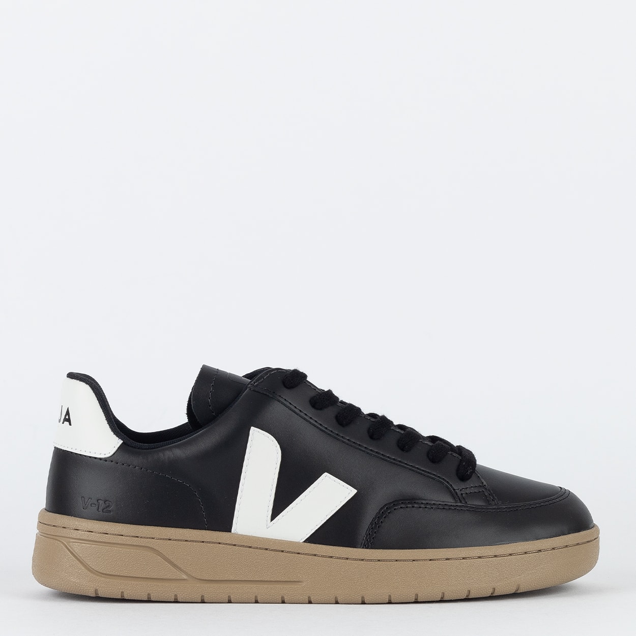 Tênis Veja V-12 Leather Black White Dune XD0203638