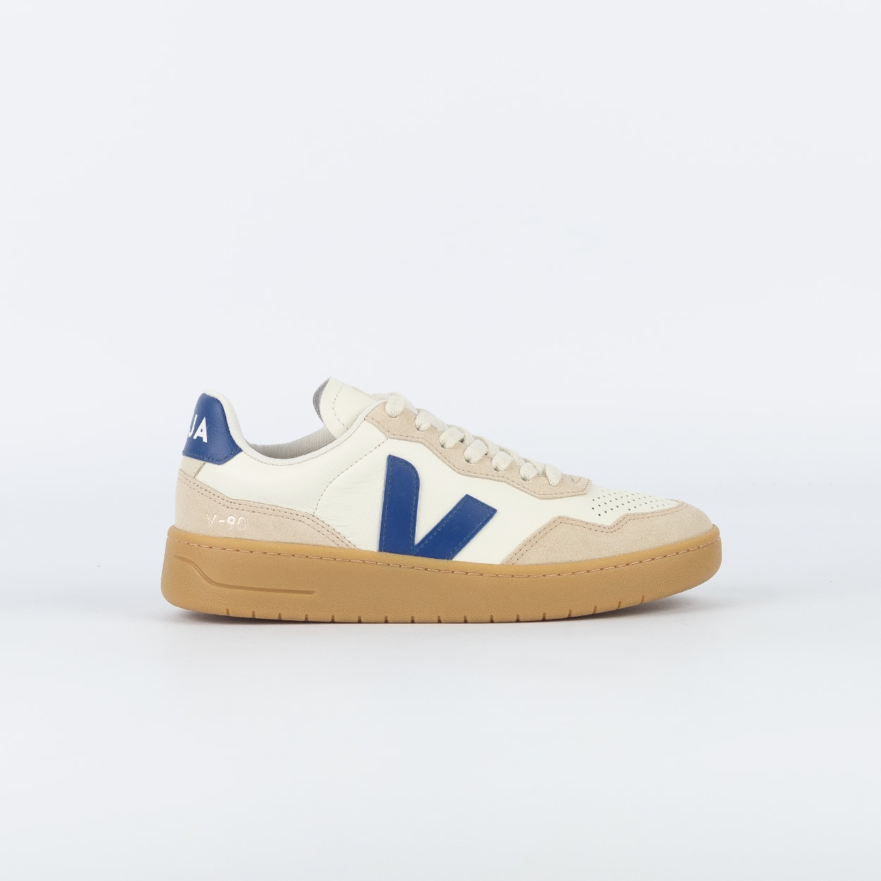 Tênis Veja V-90 O.T. Leather Bastille Pure Camel Almond Natural