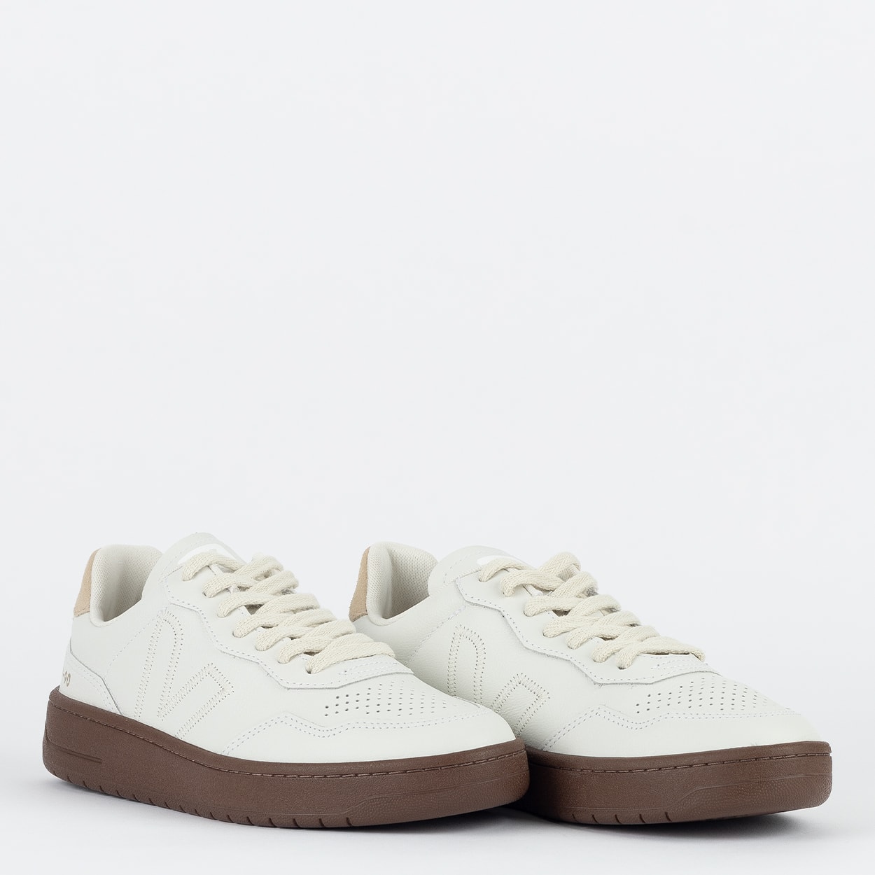 Tênis Veja V-90 ZZ O.T. Leather White Pierre Almond VZ2020750