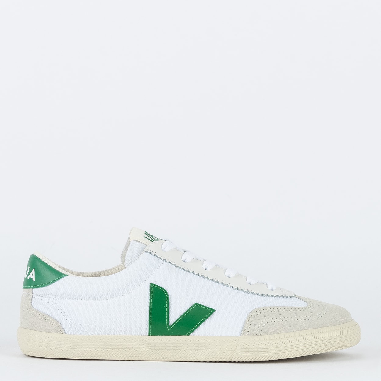 Tênis Veja Volley Canvas White Emeraude VO0103525