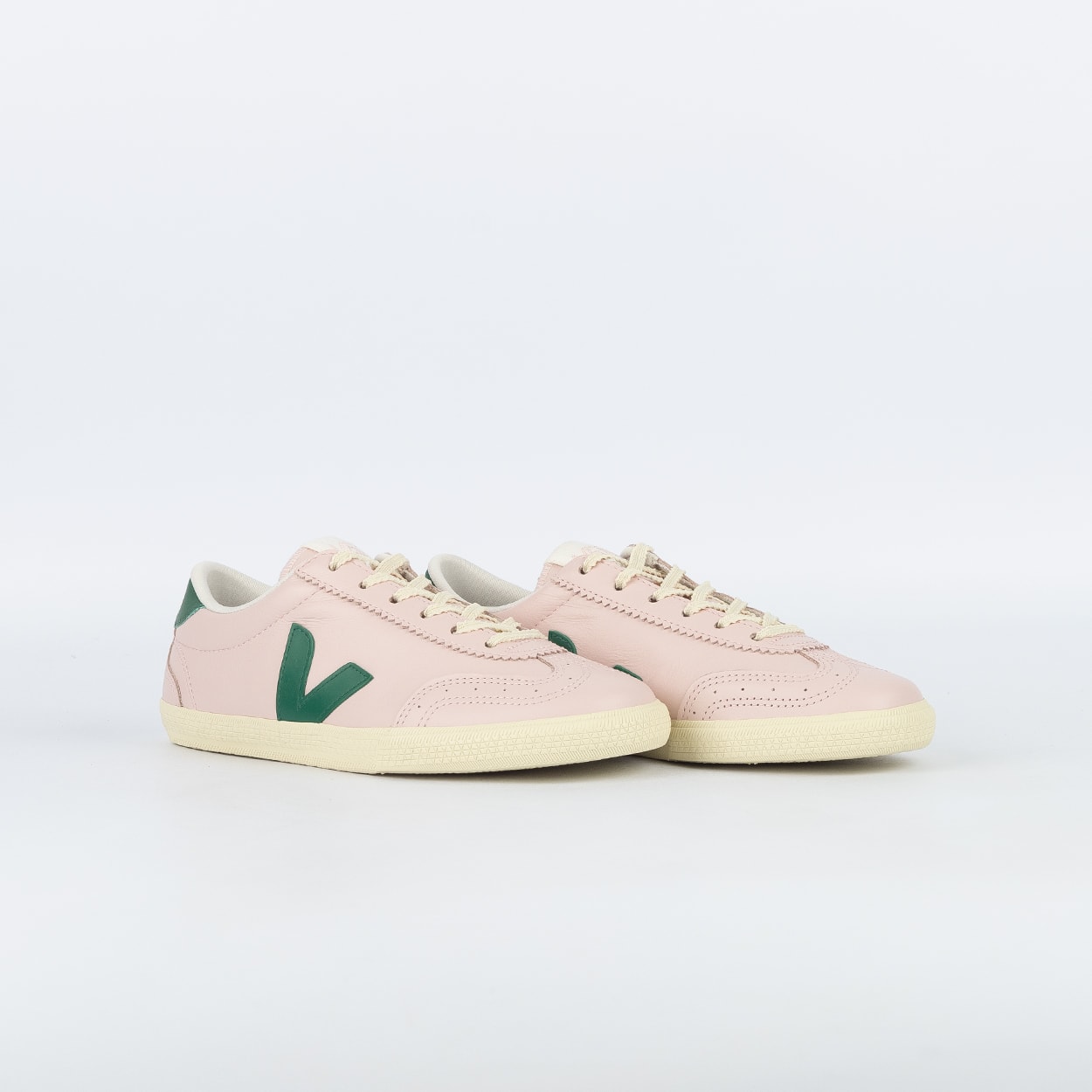 メロディー Tênis Veja Volley O.T. Leather Petale Golf Calcaire VO2021431