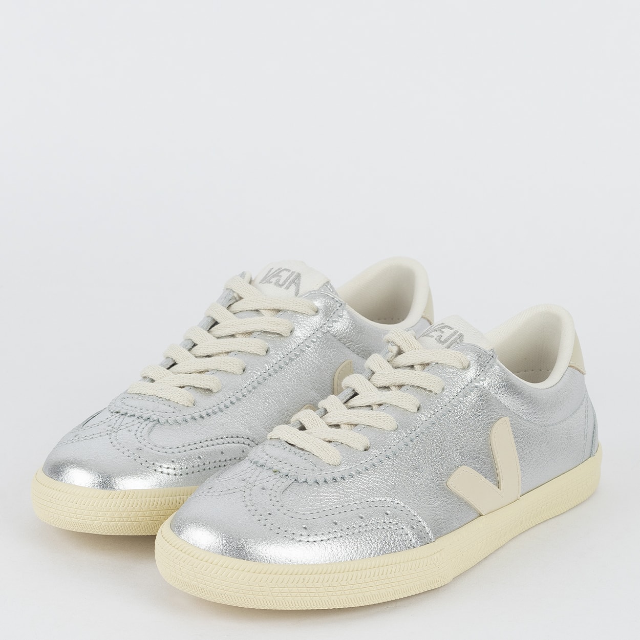 VEJA Volley Trainers Silver Pierre スニーカー Tênis Veja Volley O.T Leather Silver Pierre VO2020749