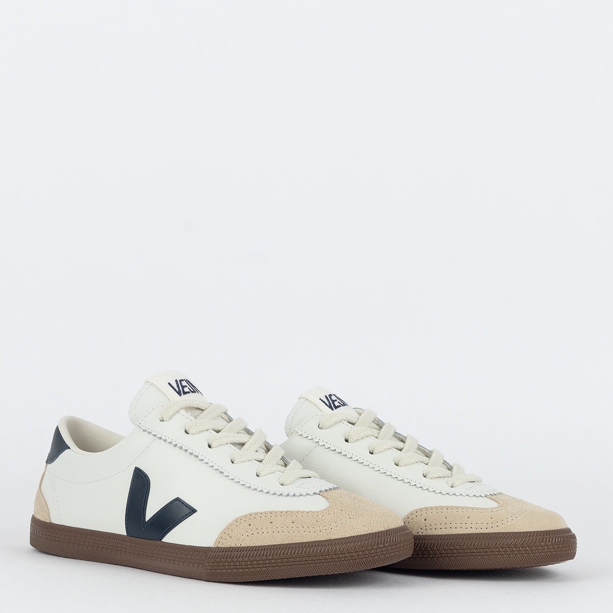 Tênis Veja Volley OT Leather White Nautico Bark VO2003531