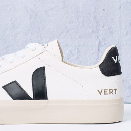 Tênis Vert Shoes Campo Chromefree Extra White Black CP051537