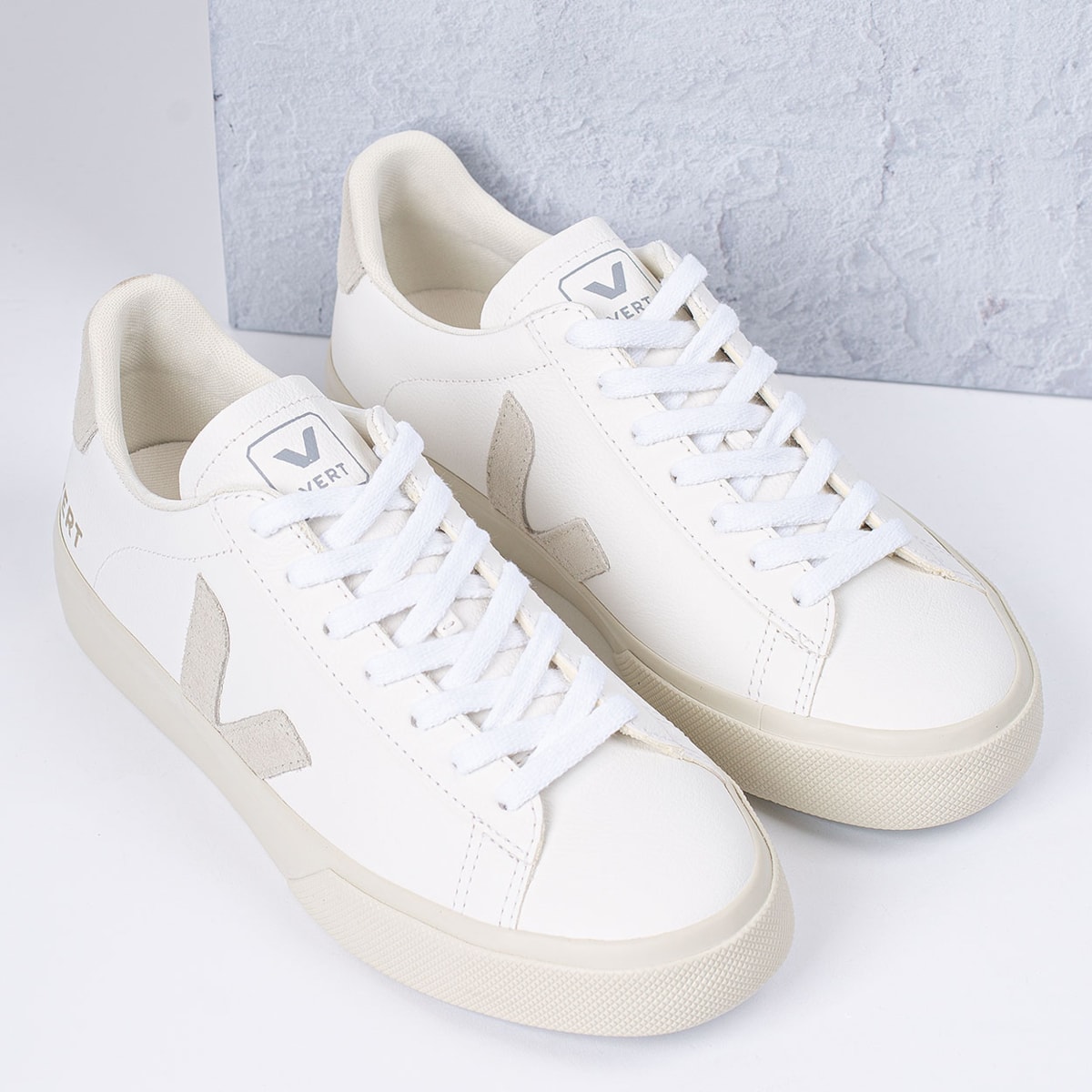 campo chromefree extra white natural suede
