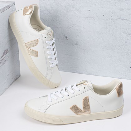 Tênis Vert Shoes Esplar Logo Leather Extra White Platine EO022490