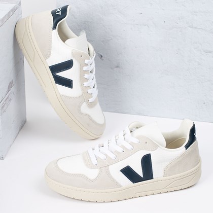 Tênis Vert Shoes V-10 B-Mesh White Nautico VX011380