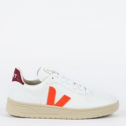 Tênis Vert Shoes V-10 Cwl White Orange Fluo Marsala VX0702785