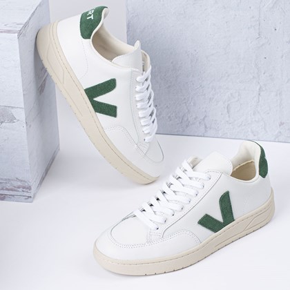 Tênis Vert Shoes V-12 Leather Extra White Cyprus XD022336