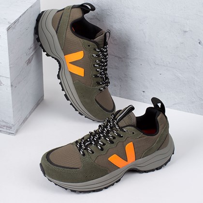 Tênis Vert Shoes Venturi Ripstop Kaki Neon Orange VT012496