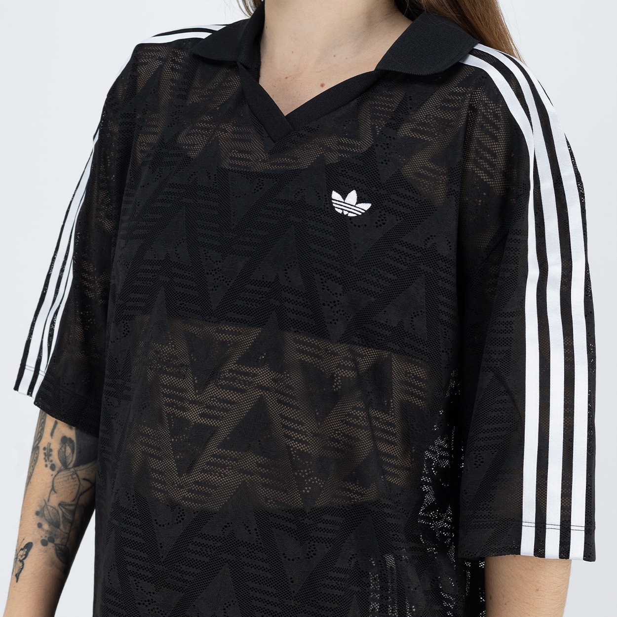 Top adidas Lace Jersey Black KD0344