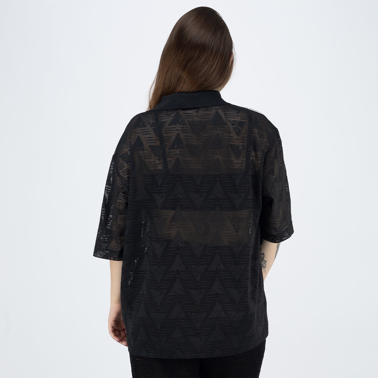 Top adidas Lace Jersey Black KD0344