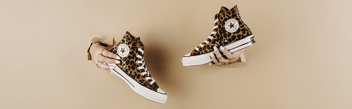 Converse Chuck 70 Hi Animal Print Masculinas e Femininas 