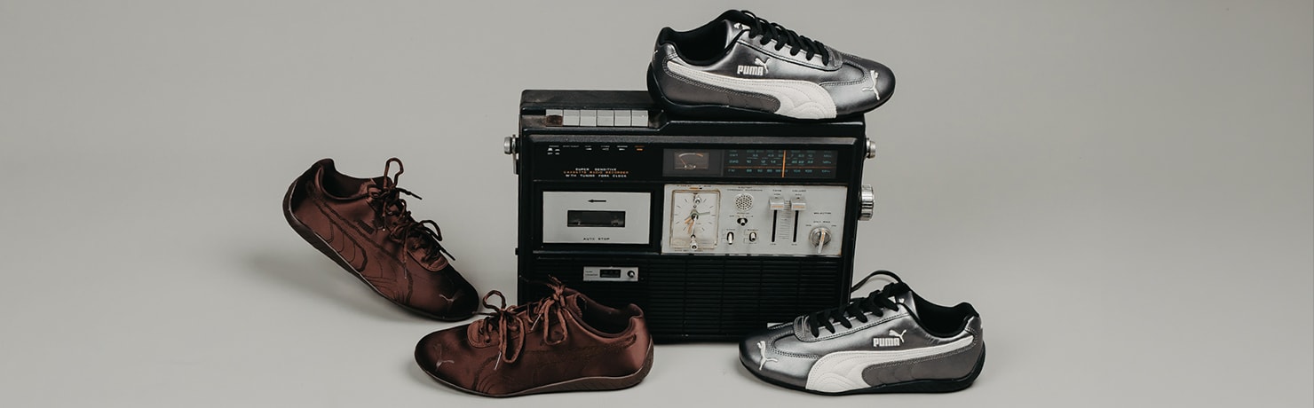 Tênis Puma Speedcat OG Feminino Preto Vermelho