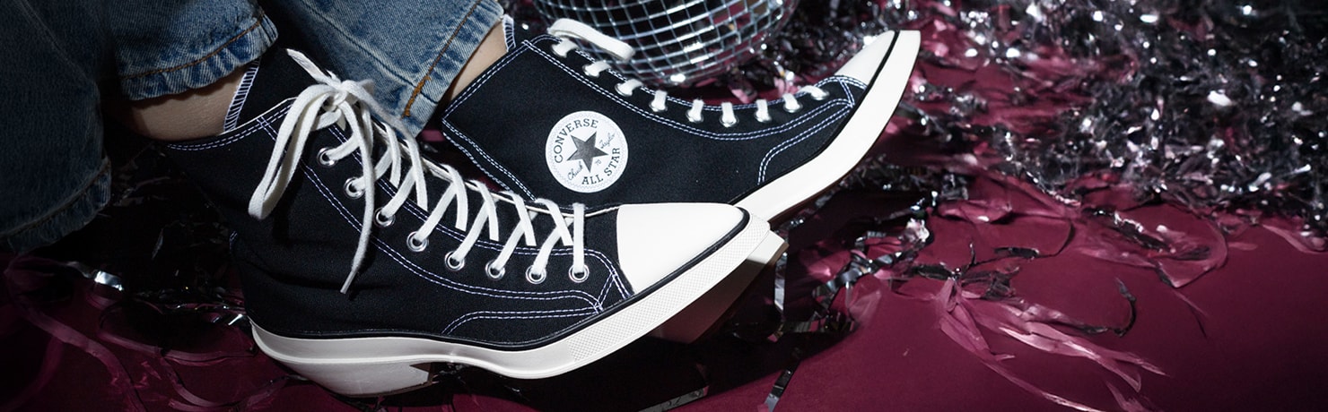 Converse De Luxe Pointed. Bota de Salto e Bico Fino All Star.