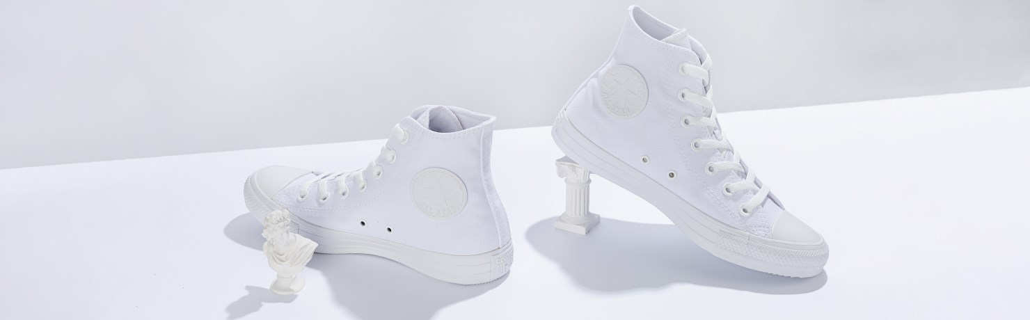 All Star Branco Tênis Converse Feminino Couro e Masculino