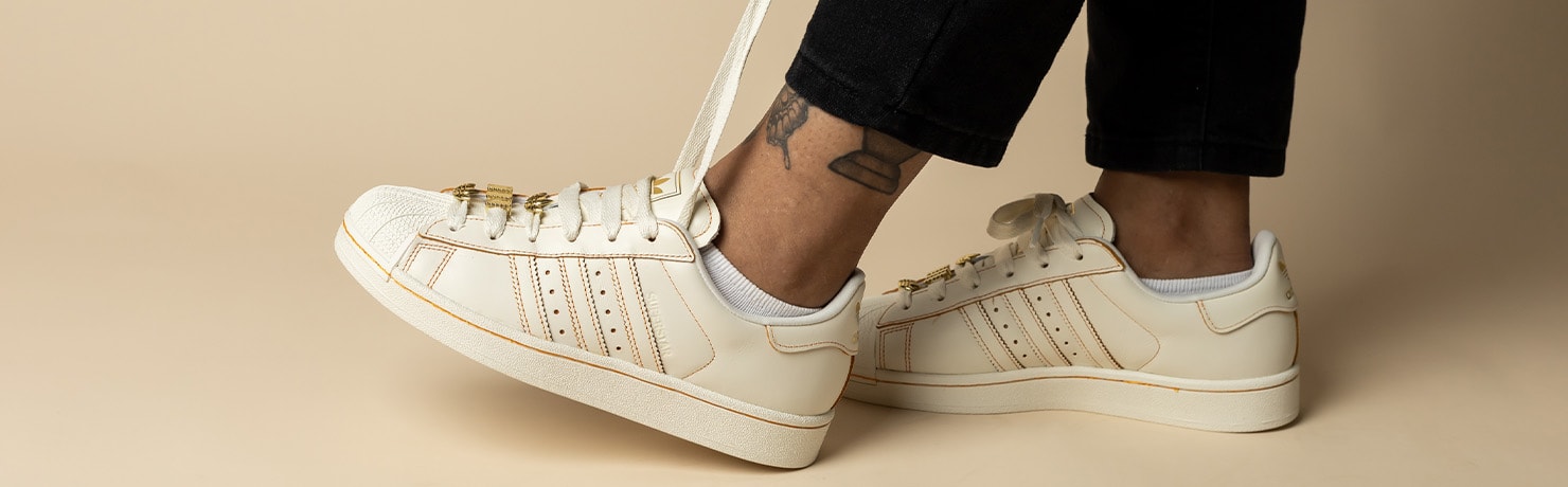 Tênis adidas Superstar Branco Feminino Preto e Masculino