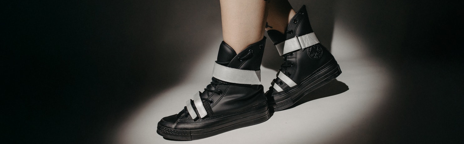 Tênis Converse Chuck 70 Hi Anonymous Club. Hi Black e Glacier Grey