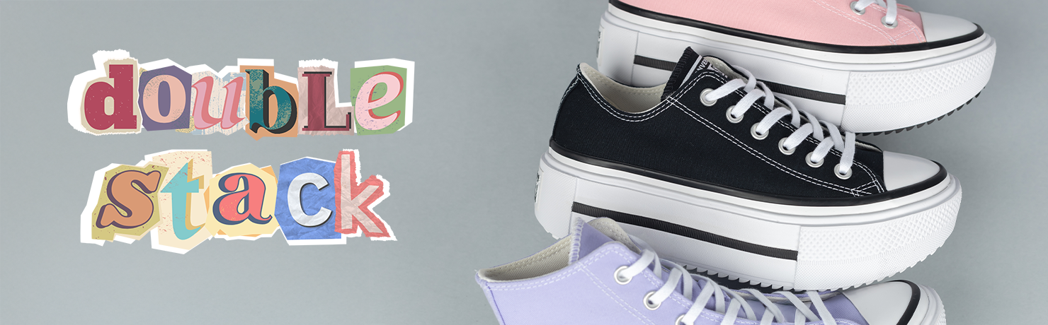 Tênis Converse Lift Double Stack All Star Feminino