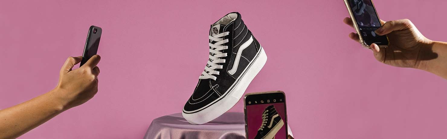 Tênis Vans Sk8 Hi Preto Reissue Feminino e Masculino