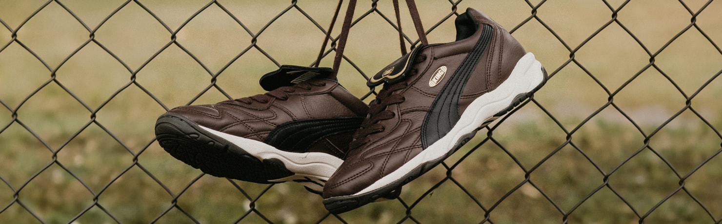 Tênis Puma King Indoor Feminino Estilo Chuteira Preto