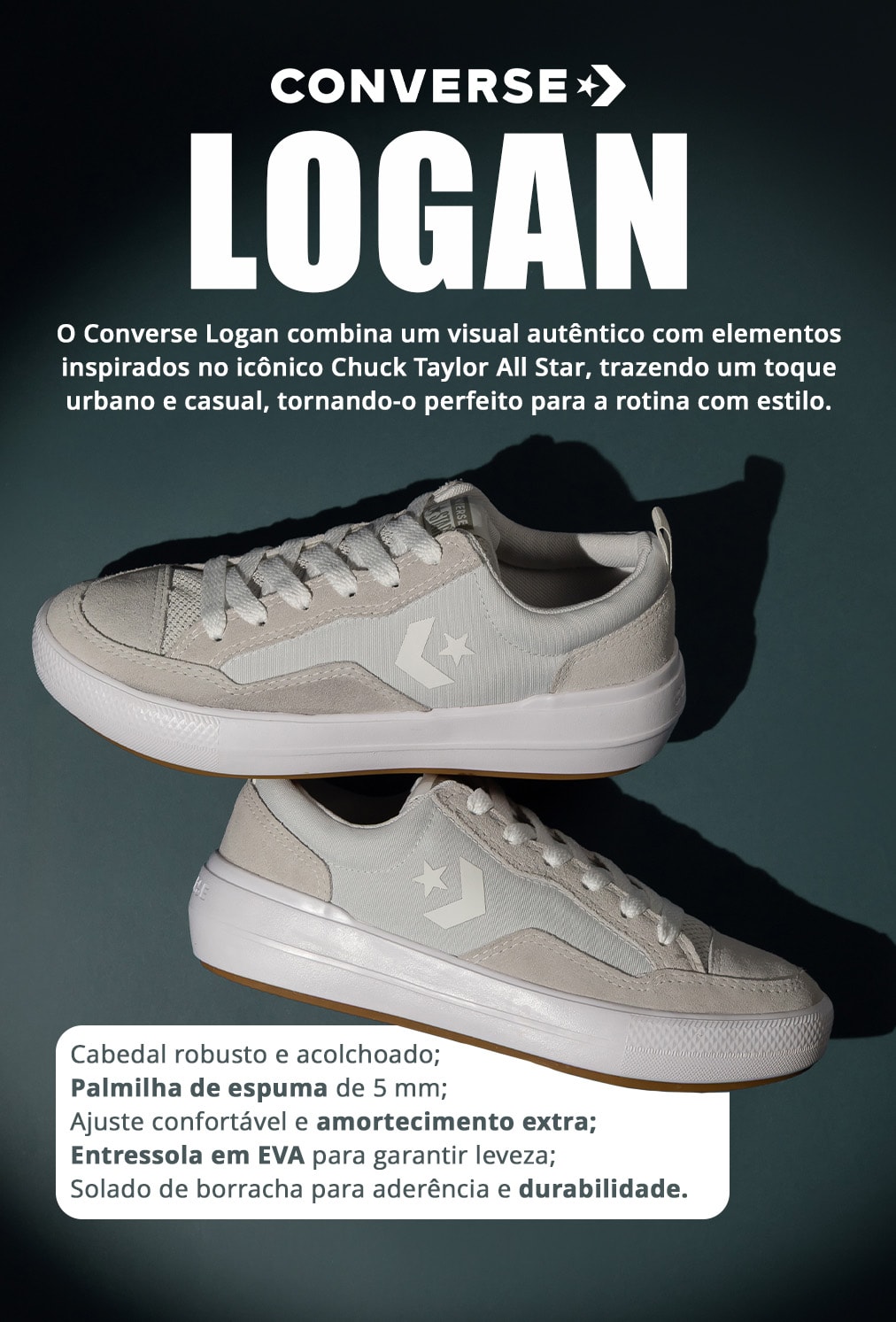 lâmina Converse Logan